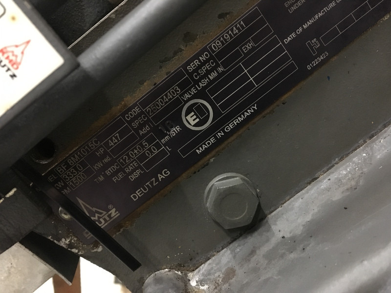 Deutz BF8M1015C FOR PARTS - Byggmaskiner: bild 5 Deutz BF8M1015C FOR PARTS - Byggmaskiner: bild 5