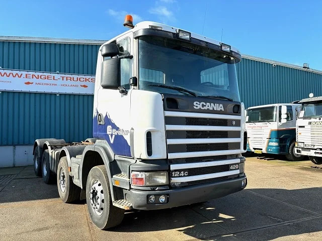Scania R124-420 C 8x4 FULL STEEL CHASSIS (EURO 3 / FULL STEEL SUSPENSION / REDUCTION AXLES / GRS900 GEARBOX) - Chassi lastbil: bild 3 Scania R124-420 C 8x4 FULL STEEL CHASSIS (EURO 3 / FULL STEEL SUSPENSION / REDUCTION AXLES / GRS900 GEARBOX) - Chassi lastbil: bild 3