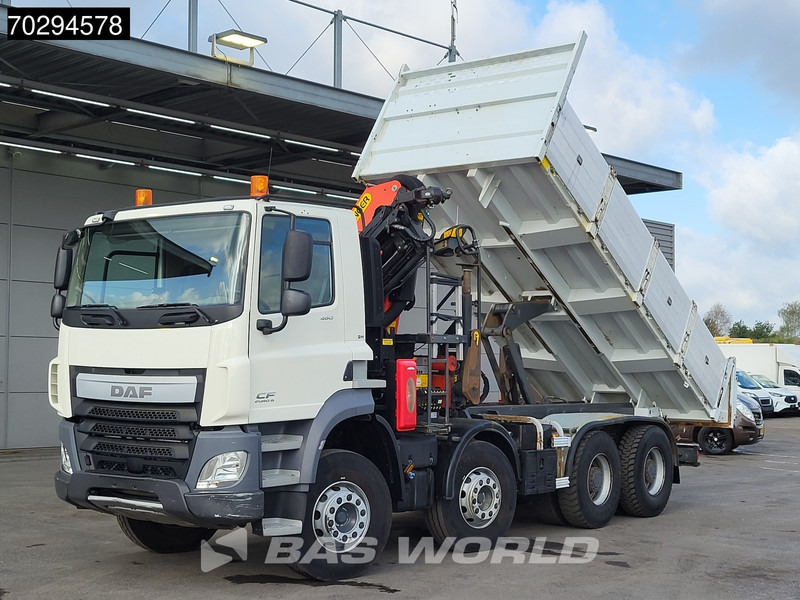 DAF CF 460 8X4 Palfinger PK18002 EH Crane tipper Retarder Big-Axle Steelsuspension Manual - Tippbil lastbil, Kranbil: bild 2 DAF CF 460 8X4 Palfinger PK18002 EH Crane tipper Retarder Big-Axle Steelsuspension Manual - Tippbil lastbil, Kranbil: bild 2