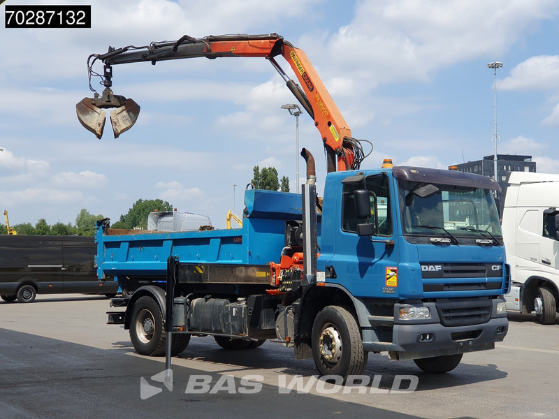 DAF CF75.310 4X2 Palfinger PK12000 Kran Crane 7m3 tipper Big-Axle Steelsuspension Euro 3 - Tippbil lastbil, Kranbil: bild 3 DAF CF75.310 4X2 Palfinger PK12000 Kran Crane 7m3 tipper Big-Axle Steelsuspension Euro 3 - Tippbil lastbil, Kranbil: bild 3
