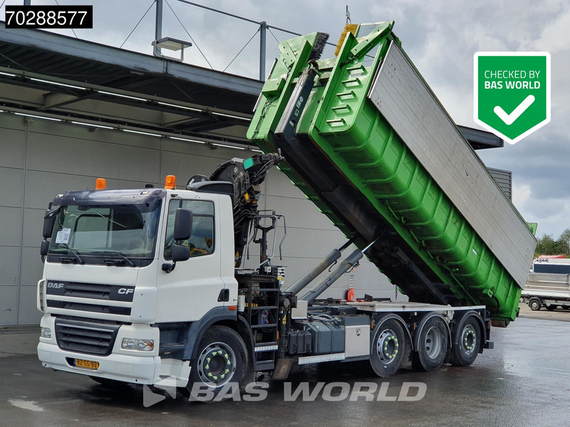 DAF CF85.360 8X2 NL-Truck HIAB 211 E-3 Hipro Crane + Hooklift Lift+steering Axle Automatic Euro 5 - Lastväxlare lastbil, Kranbil: bild 1 DAF CF85.360 8X2 NL-Truck HIAB 211 E-3 Hipro Crane + Hooklift Lift+steering Axle Automatic Euro 5 - Lastväxlare lastbil, Kranbil: bild 1