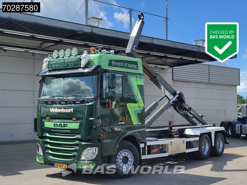 DAF XF 460 XF 6X2 NL-Truck VDL S-25-6400 Hooklift Liftaxle Manual Navi ACC Euro 6 - Lastväxlare lastbil: bild 1 DAF XF 460 XF 6X2 NL-Truck VDL S-25-6400 Hooklift Liftaxle Manual Navi ACC Euro 6 - Lastväxlare lastbil: bild 1
