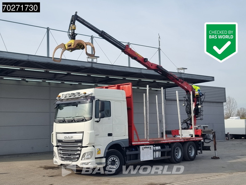 DAF XF 510 6X4 Jonsered Z-Crane SC ACC Retarder Euro 6 - Timmerbil, Kranbil: bild 1 DAF XF 510 6X4 Jonsered Z-Crane SC ACC Retarder Euro 6 - Timmerbil, Kranbil: bild 1