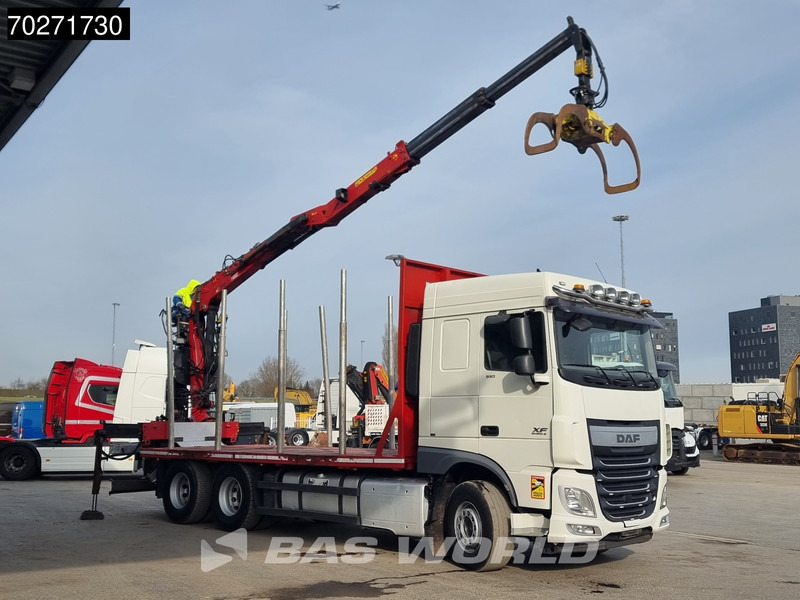 DAF XF 510 6X4 Jonsered Z-Crane SC ACC Retarder Euro 6 - Timmerbil, Kranbil: bild 3 DAF XF 510 6X4 Jonsered Z-Crane SC ACC Retarder Euro 6 - Timmerbil, Kranbil: bild 3