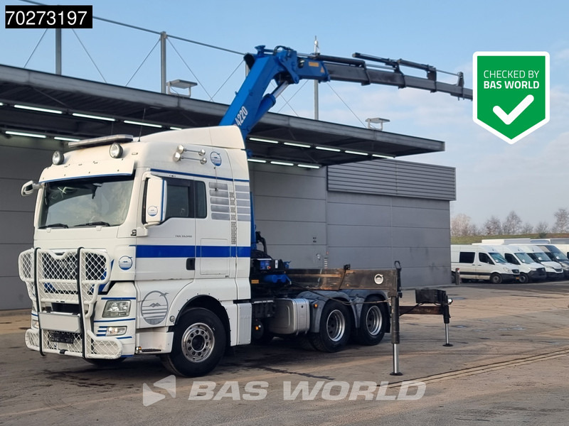 MAN TGX 33.540 TGX 6X4 HMF 4220 6 Extensions Kran XLX Retarder Euro 5 - Dragbil: bild 1 MAN TGX 33.540 TGX 6X4 HMF 4220 6 Extensions Kran XLX Retarder Euro 5 - Dragbil: bild 1