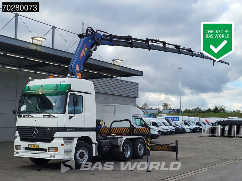 Mercedes-Benz Actros 2543 Actros 6X2 NL-Truck Liftachse 3-Pedals Kran 9x Extensions PM 40 SP 2010 + Winch Euro 3 - Dragbil: bild 1 Mercedes-Benz Actros 2543 Actros 6X2 NL-Truck Liftachse 3-Pedals Kran 9x Extensions PM 40 SP 2010 + Winch Euro 3 - Dragbil: bild 1