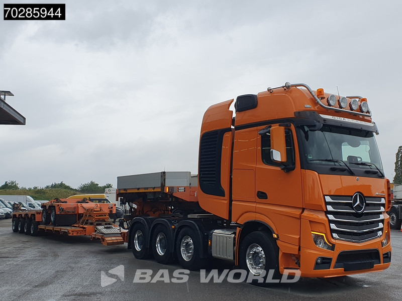 Mercedes-Benz Actros 4163 8X4 180T GigaSpace Retarder Hydrauliek BigAxle Alcoa´s // Lowbed Trailer / 6 Axles / Hydraulic Pendle Axles / Extend - Dragbil: bild 2 Mercedes-Benz Actros 4163 8X4 180T GigaSpace Retarder Hydrauliek BigAxle Alcoa´s // Lowbed Trailer / 6 Axles / Hydraulic Pendle Axles / Extend - Dragbil: bild 2
