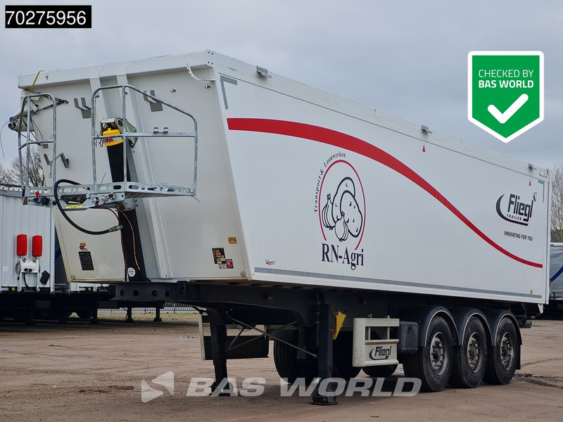 Fliegl SDS02 3 axles 50m3 ALU Liftachse - Tippbil semitrailer: bild 1 Fliegl SDS02 3 axles 50m3 ALU Liftachse - Tippbil semitrailer: bild 1