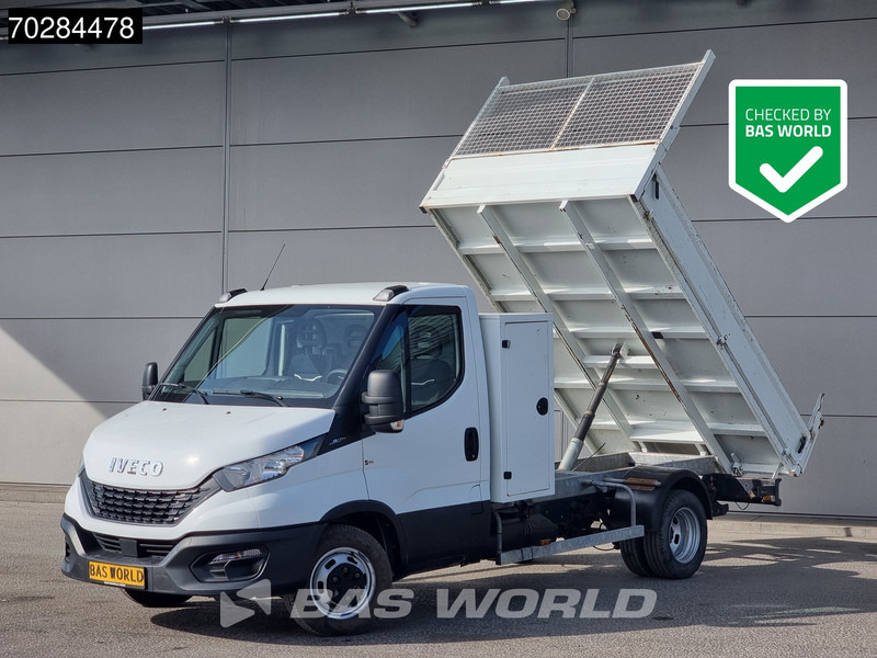 Iveco Daily 35C14 Open Laadbak met Kist Dubbellucht 3,5t Trekhaak Airco Cruise Euro6 Pritsche Pickup Open Box A/C Towbar Cruise control - Transportbil med flak: bild 1 Iveco Daily 35C14 Open Laadbak met Kist Dubbellucht 3,5t Trekhaak Airco Cruise Euro6 Pritsche Pickup Open Box A/C Towbar Cruise control - Transportbil med flak: bild 1