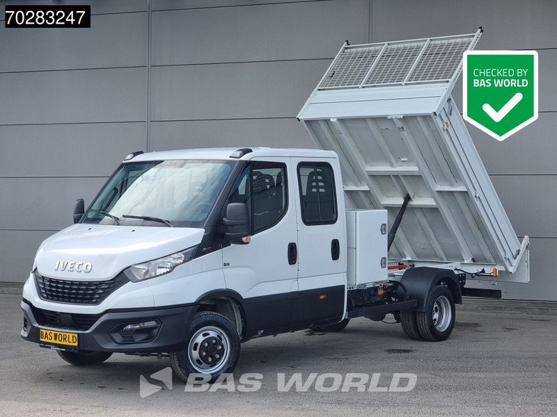 Iveco Daily 35C16 3.0L Open Laadbak Dubbel Cabine met Kist Navi 3,5t trekhaak Dubbellucht Airco Cruise Pritsche Pickup Open Box A/C Double c - Transportbil med flak: bild 1 Iveco Daily 35C16 3.0L Open Laadbak Dubbel Cabine met Kist Navi 3,5t trekhaak Dubbellucht Airco Cruise Pritsche Pickup Open Box A/C Double c - Transportbil med flak: bild 1