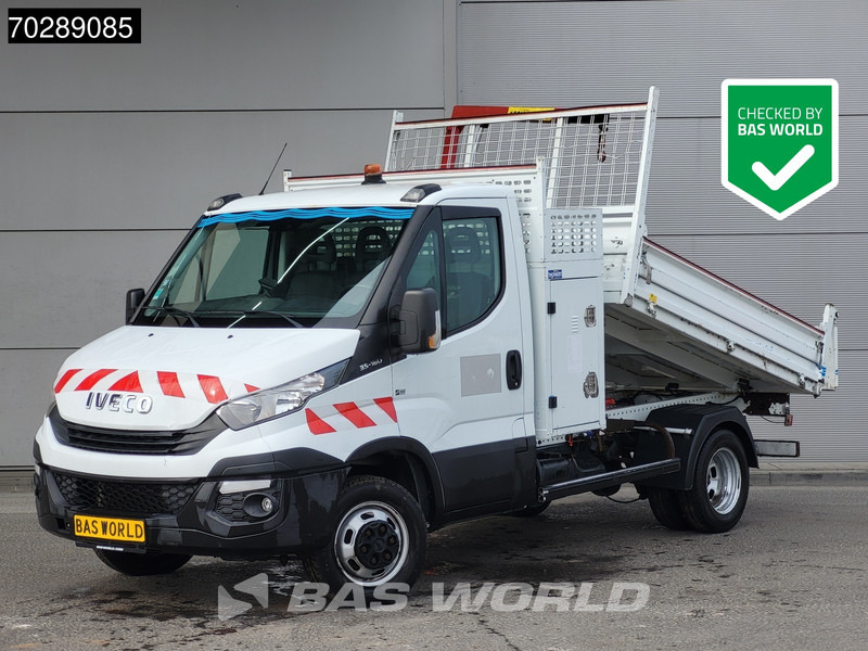 Iveco Daily 35C16 Kipper met Kraan Dubbellucht 3,5t Trekhaak Airco Cruise Camera Euro6 Crane Kran Kranwagen 2m3 A/C Towbar Cruise control - Transportbil med tippflak: bild 1 Iveco Daily 35C16 Kipper met Kraan Dubbellucht 3,5t Trekhaak Airco Cruise Camera Euro6 Crane Kran Kranwagen 2m3 A/C Towbar Cruise control - Transportbil med tippflak: bild 1