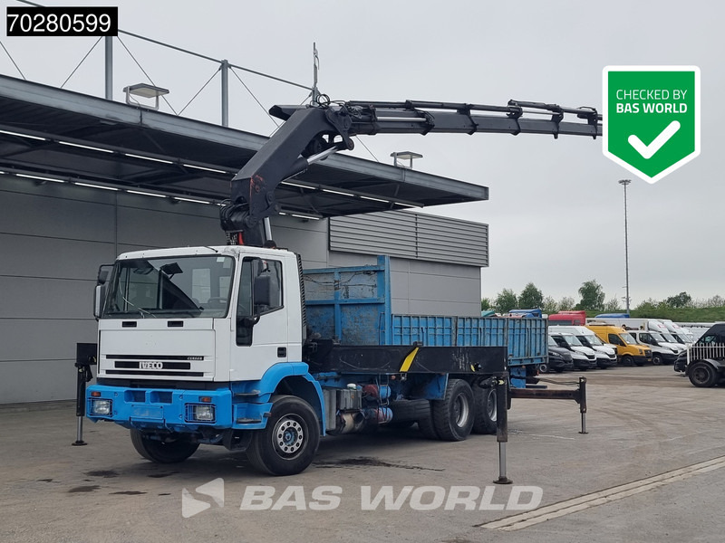 Iveco EuroTrakker 310 6X4 Palfinger PK36002 Kran Crane Manual Big-Axle Euro 3 - Flakbil, Kranbil: bild 1 Iveco EuroTrakker 310 6X4 Palfinger PK36002 Kran Crane Manual Big-Axle Euro 3 - Flakbil, Kranbil: bild 1