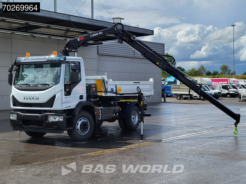 Iveco Eurocargo 160E280 4X2 NEW! Hiab XHIDUO092E-3 Kran Crane 6m3 3-way Tipper ACC - Tippbil lastbil, Kranbil: bild 3 Iveco Eurocargo 160E280 4X2 NEW! Hiab XHIDUO092E-3 Kran Crane 6m3 3-way Tipper ACC - Tippbil lastbil, Kranbil: bild 3