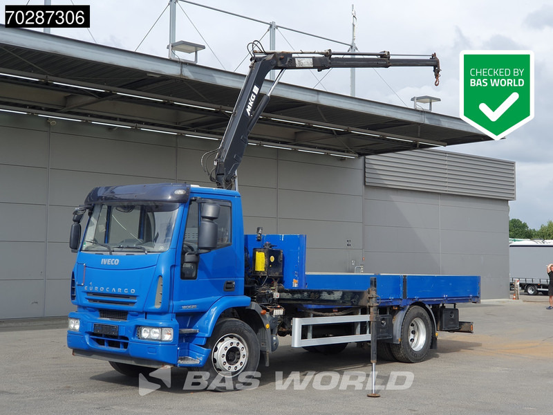 Iveco Eurocargo 180E250 4X2 18tonner MKG-HLK66 Crane Kran Manual Euro 5 - Flakbil, Kranbil: bild 1 Iveco Eurocargo 180E250 4X2 18tonner MKG-HLK66 Crane Kran Manual Euro 5 - Flakbil, Kranbil: bild 1