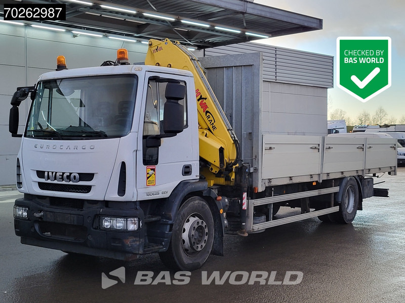 Iveco Eurocargo 180E250 4X2 Engine problems/defect Hyva HB150 XE 3 Kran Euro 5 - Flakbil, Kranbil: bild 1 Iveco Eurocargo 180E250 4X2 Engine problems/defect Hyva HB150 XE 3 Kran Euro 5 - Flakbil, Kranbil: bild 1