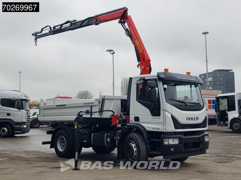Iveco Eurocargo 180E320 4X2 Steelsuspension 3-Seiten Palfinger PK12.501 Euro 6 - Tippbil lastbil, Kranbil: bild 3 Iveco Eurocargo 180E320 4X2 Steelsuspension 3-Seiten Palfinger PK12.501 Euro 6 - Tippbil lastbil, Kranbil: bild 3