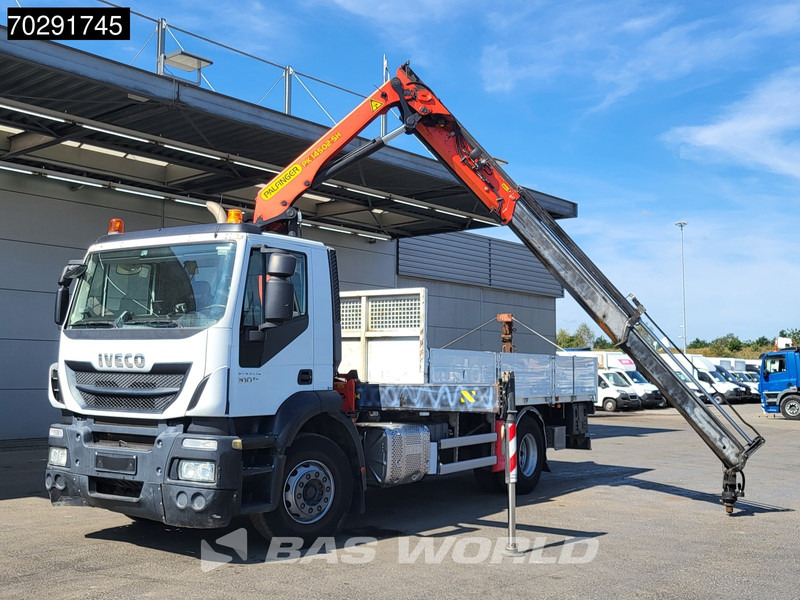 Iveco Stralis 310 4X2 Palfinger PK14502-SH Kran Crane Rotator Steel suspension Euro 6 - Flakbil, Kranbil: bild 5 Iveco Stralis 310 4X2 Palfinger PK14502-SH Kran Crane Rotator Steel suspension Euro 6 - Flakbil, Kranbil: bild 5