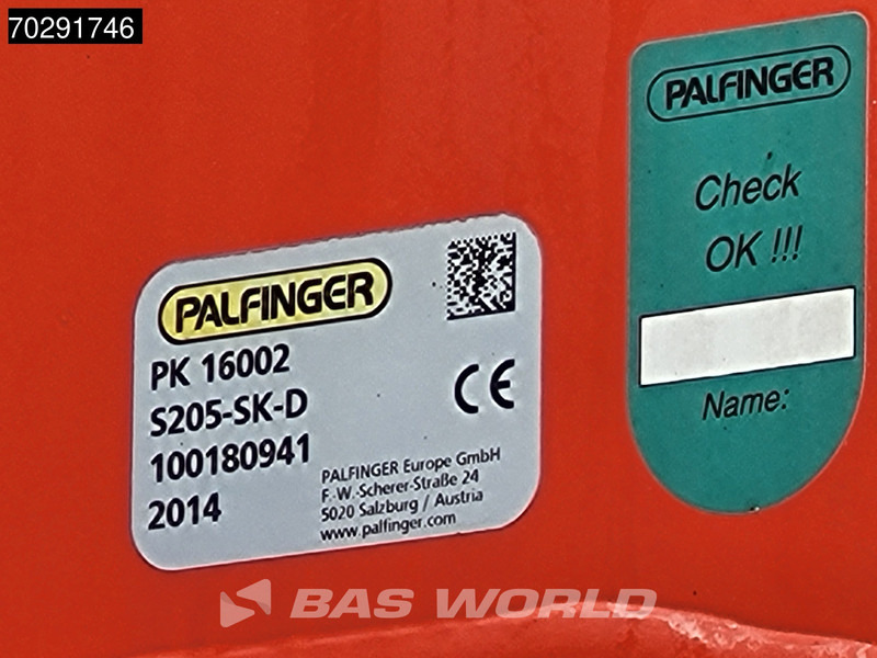 Flakbil, Kranbil Iveco Stralis 310 4X2 Palfinger PK16002 Crane 5th+6th function Rotator Steelsuspension: bild 12
