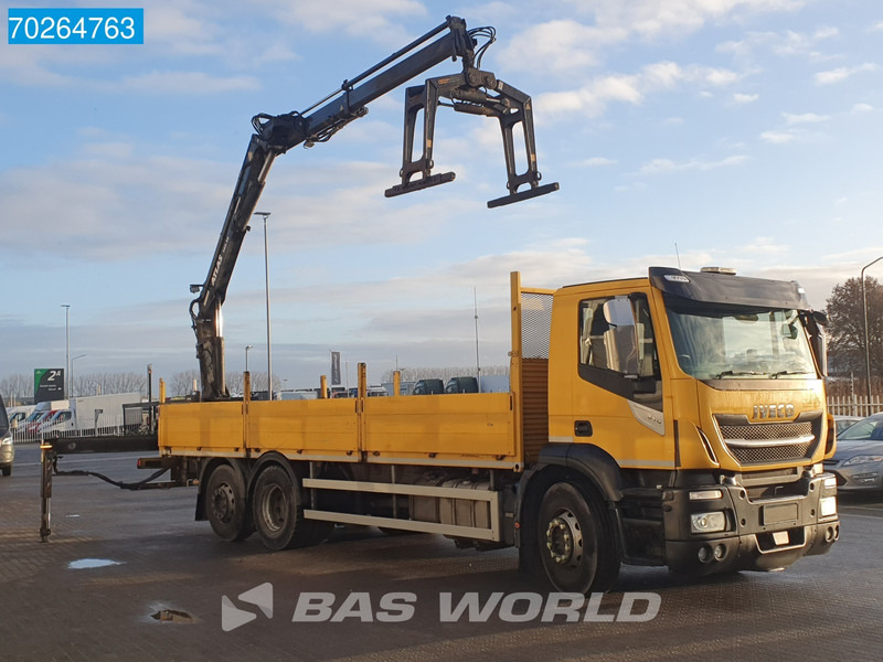 Iveco Stralis 310 6X2 RHD! Atlas 135.2VE-A11 Crane Lift-Lenkachse ACC Euro 6 - Flakbil, Kranbil: bild 3 Iveco Stralis 310 6X2 RHD! Atlas 135.2VE-A11 Crane Lift-Lenkachse ACC Euro 6 - Flakbil, Kranbil: bild 3