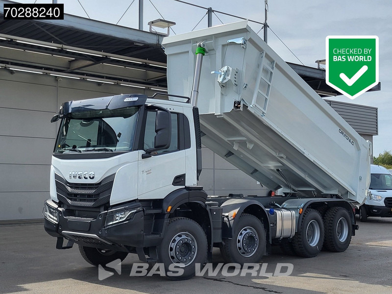 Iveco T-WAY 450 8X4 New! 20m3 Cantoni Tipper Steelsuspension Big-Axle Automatic Euro 6 - Tippbil lastbil: bild 1 Iveco T-WAY 450 8X4 New! 20m3 Cantoni Tipper Steelsuspension Big-Axle Automatic Euro 6 - Tippbil lastbil: bild 1