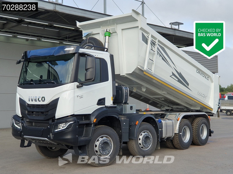 Iveco T-Way 450 8X4 New! 20m3 Cantoni Tipper Steelsuspension Big-Axle Euro 6 - Tippbil lastbil: bild 1 Iveco T-Way 450 8X4 New! 20m3 Cantoni Tipper Steelsuspension Big-Axle Euro 6 - Tippbil lastbil: bild 1