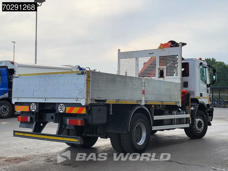 Flakbil, Kranbil Iveco Trakker 310 4X2 Palfinger PK14002 EH Crane Kran Rotator Steelsuspension Big-Axle Manual Euro 6: bild 18