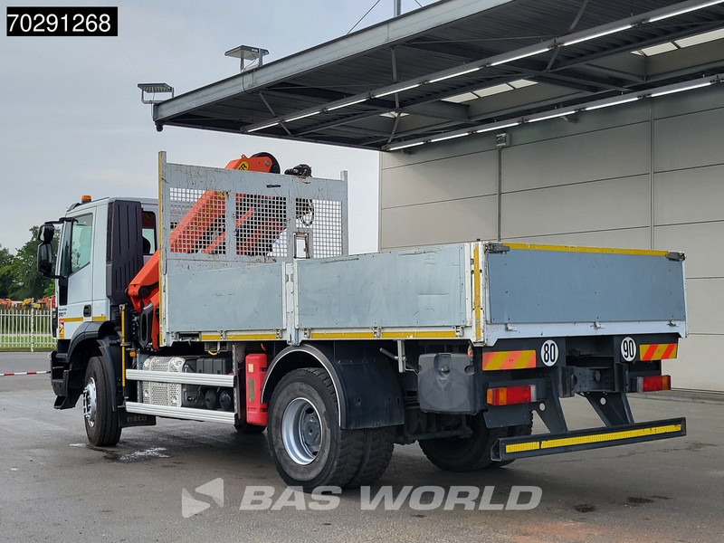 Flakbil, Kranbil Iveco Trakker 310 4X2 Palfinger PK14002 EH Crane Kran Rotator Steelsuspension Big-Axle Manual Euro 6: bild 11