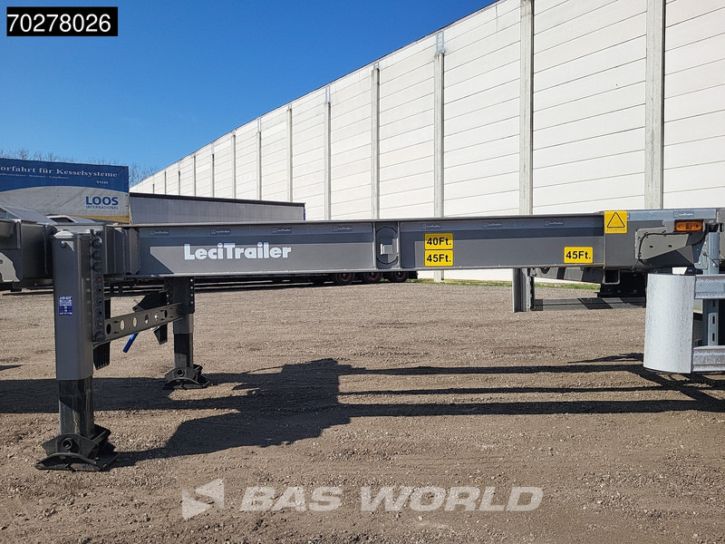 Lecitrailer SR3EC 3 axles UNUSED Liftachse Multi'45 - Containerbil/ Växelflak semitrailer: bild 5 Lecitrailer SR3EC 3 axles UNUSED Liftachse Multi'45 - Containerbil/ Växelflak semitrailer: bild 5