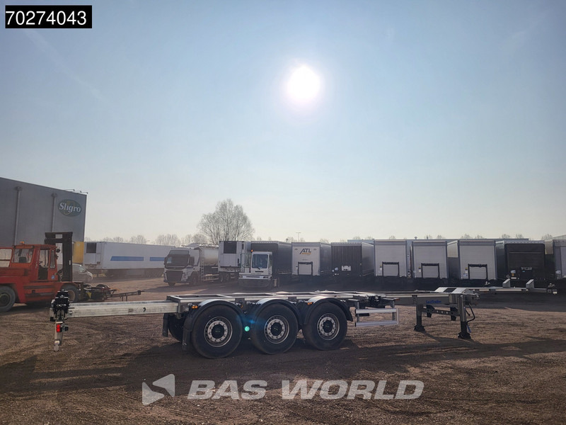 Lecitrailer SR3EC 3 axles UNUSED Liftachse Multi'45 - Containerbil/ Växelflak semitrailer: bild 5 Lecitrailer SR3EC 3 axles UNUSED Liftachse Multi'45 - Containerbil/ Växelflak semitrailer: bild 5