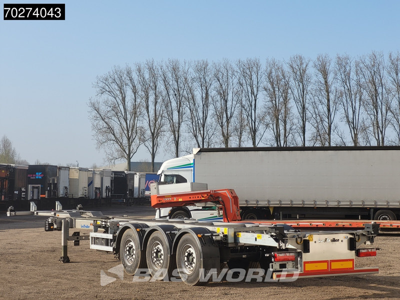 Lecitrailer SR3EC 3 axles UNUSED Liftachse Multi'45 - Containerbil/ Växelflak semitrailer: bild 2 Lecitrailer SR3EC 3 axles UNUSED Liftachse Multi'45 - Containerbil/ Växelflak semitrailer: bild 2