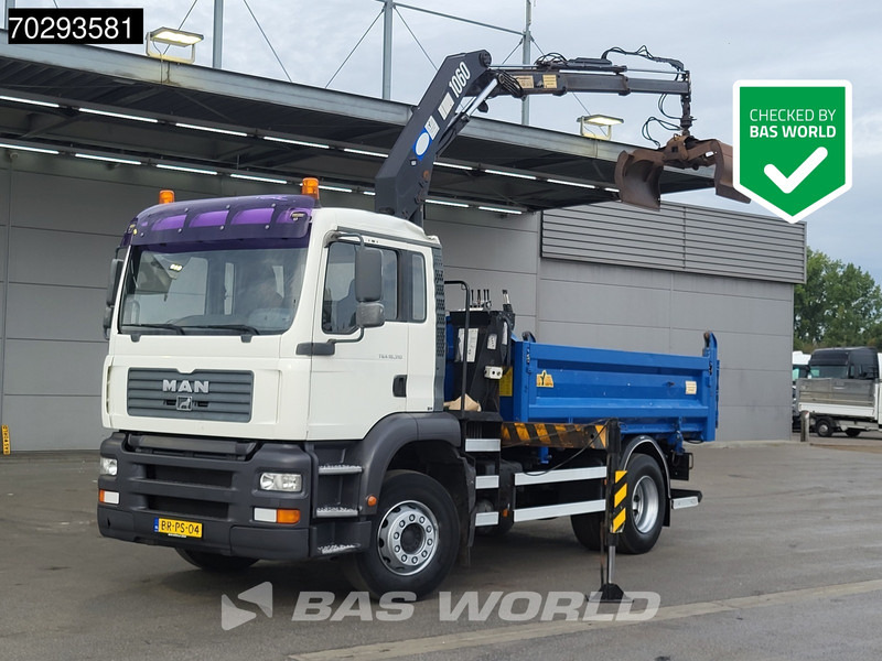 MAN TGA 18.310 TGA 4X2 NL-Truck HMF 1060 K2 Steelsuspension Euro 3 - Tippbil lastbil, Kranbil: bild 1 MAN TGA 18.310 TGA 4X2 NL-Truck HMF 1060 K2 Steelsuspension Euro 3 - Tippbil lastbil, Kranbil: bild 1