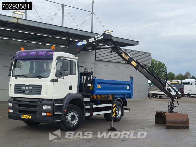 MAN TGA 18.310 TGA 4X2 NL-Truck HMF 1060 K2 Steelsuspension Euro 3 - Tippbil lastbil, Kranbil: bild 5 MAN TGA 18.310 TGA 4X2 NL-Truck HMF 1060 K2 Steelsuspension Euro 3 - Tippbil lastbil, Kranbil: bild 5