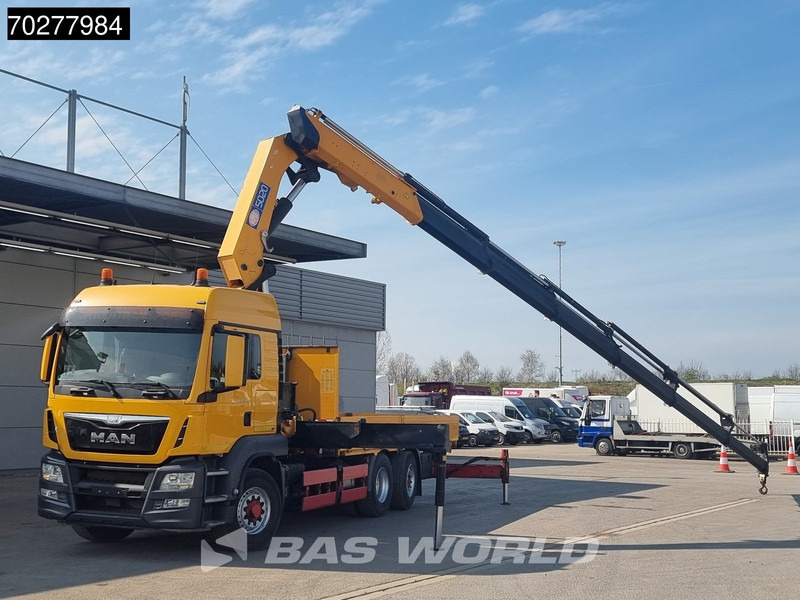 MAN TGS 26.480 6X4 HMF 5020 K6 Crane Kran 6x2H4 Hydrodrive Euro 6 - Flakbil, Kranbil: bild 3 MAN TGS 26.480 6X4 HMF 5020 K6 Crane Kran 6x2H4 Hydrodrive Euro 6 - Flakbil, Kranbil: bild 3