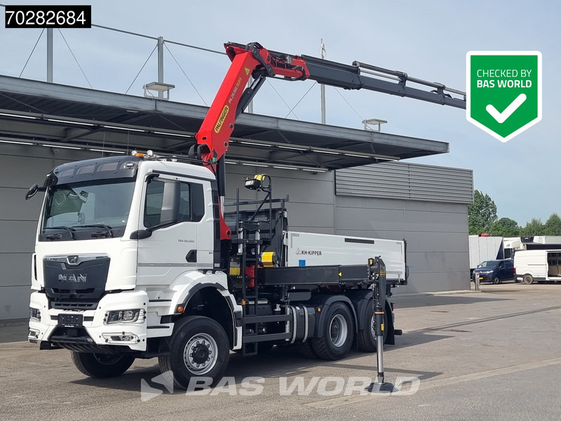MAN TGS 28.520 6X4 Palfinger PK24001 SLD 5 Kran 2-way tipper Retarder Big-Axle Liftachse Euro 6 - Tippbil lastbil, Kranbil: bild 1 MAN TGS 28.520 6X4 Palfinger PK24001 SLD 5 Kran 2-way tipper Retarder Big-Axle Liftachse Euro 6 - Tippbil lastbil, Kranbil: bild 1
