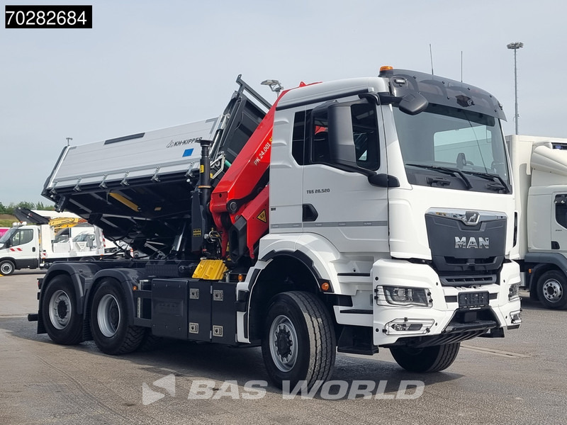 MAN TGS 28.520 6X4 Palfinger PK24001 SLD 5 Kran 2-way tipper Retarder Big-Axle Liftachse Euro 6 - Tippbil lastbil, Kranbil: bild 3 MAN TGS 28.520 6X4 Palfinger PK24001 SLD 5 Kran 2-way tipper Retarder Big-Axle Liftachse Euro 6 - Tippbil lastbil, Kranbil: bild 3
