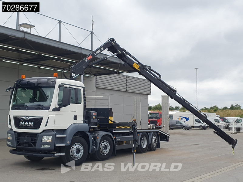 MAN TGS 35.360 8X2 HIAB X-Hiduo 158 BS-3 Crane Lift+lenkasche Machine transporter Euro 6 - Biltransportbil lastbil, Kranbil: bild 5 MAN TGS 35.360 8X2 HIAB X-Hiduo 158 BS-3 Crane Lift+lenkasche Machine transporter Euro 6 - Biltransportbil lastbil, Kranbil: bild 5