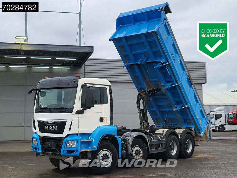 MAN TGS 35.440 8X4 14m3 Meiller 2-way tipper Automatic Big-Axle Steelsuspension Euro 6 - Tippbil lastbil: bild 1 MAN TGS 35.440 8X4 14m3 Meiller 2-way tipper Automatic Big-Axle Steelsuspension Euro 6 - Tippbil lastbil: bild 1