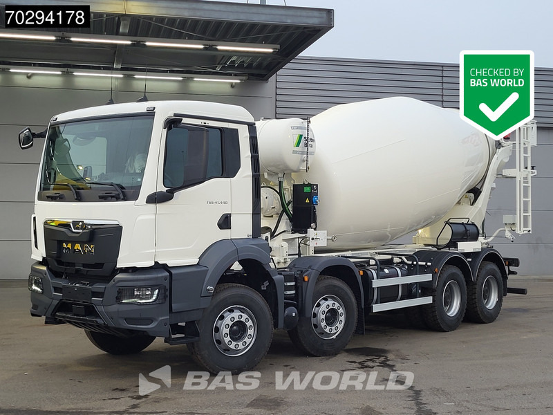 MAN TGS 41.440 8X4 NEW! 12m3 Stetter concrete mixer Big-Axle Steelsuspension Euro 6 - Betongbil: bild 1 MAN TGS 41.440 8X4 NEW! 12m3 Stetter concrete mixer Big-Axle Steelsuspension Euro 6 - Betongbil: bild 1