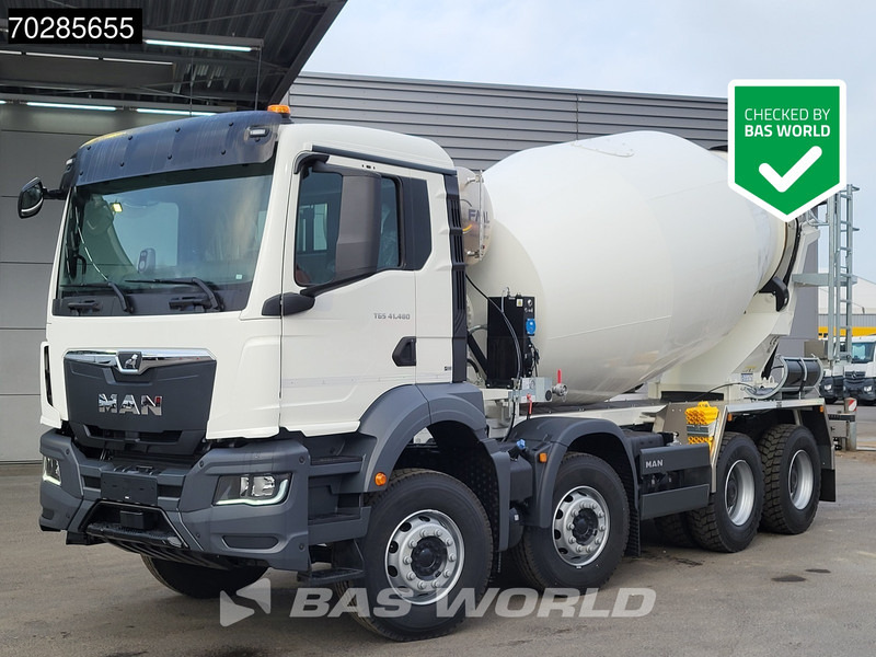 MAN TGS 41.480 8X4 NEW! 12m3 Mixer Retarder Steelsuspension Big-Axle Euro 6 - Betongbil: bild 1 MAN TGS 41.480 8X4 NEW! 12m3 Mixer Retarder Steelsuspension Big-Axle Euro 6 - Betongbil: bild 1