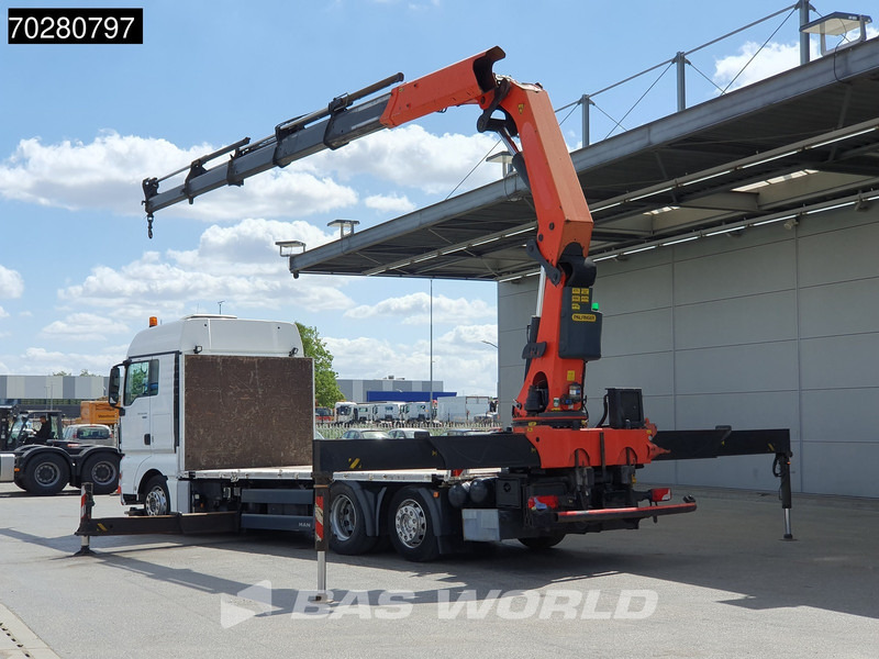 MAN TGX 26.440 6X2 Palfinger PK 53002 SH Kran Crane Steering Axle Automatic Euro 5 - Flakbil, Kranbil: bild 3 MAN TGX 26.440 6X2 Palfinger PK 53002 SH Kran Crane Steering Axle Automatic Euro 5 - Flakbil, Kranbil: bild 3
