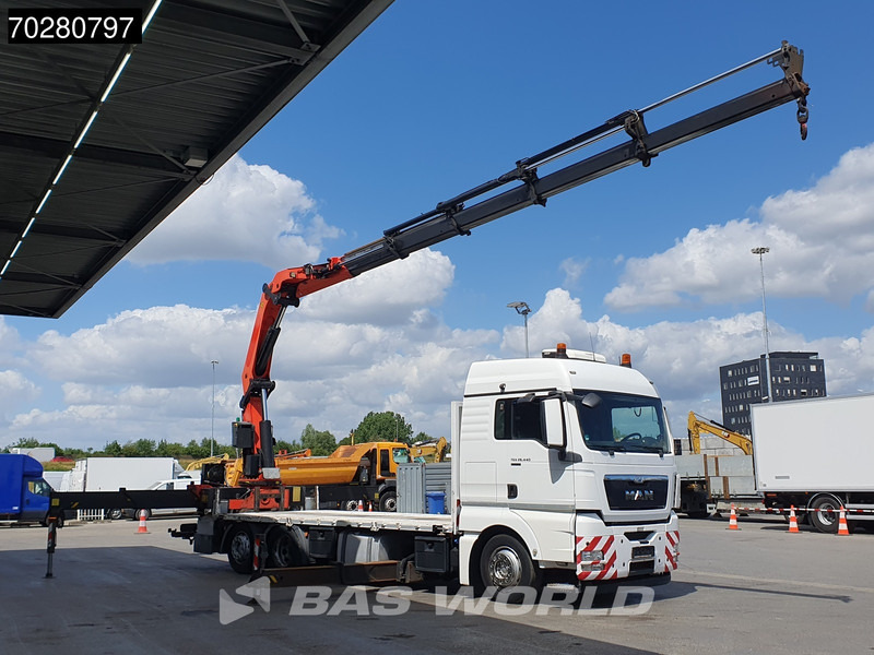 MAN TGX 26.440 6X2 Palfinger PK 53002 SH Kran Crane Steering Axle Automatic Euro 5 - Flakbil, Kranbil: bild 2 MAN TGX 26.440 6X2 Palfinger PK 53002 SH Kran Crane Steering Axle Automatic Euro 5 - Flakbil, Kranbil: bild 2