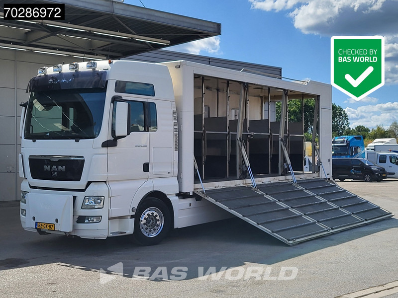 MAN TGX 26.480 TGX 6X2 NL-Truck BDF HorseTransport Lift+steering axle Standklima Automatic Xenon Alcoa´s Euro 5 - Containerbil/ Växelflak lastbil: bild 1 MAN TGX 26.480 TGX 6X2 NL-Truck BDF HorseTransport Lift+steering axle Standklima Automatic Xenon Alcoa´s Euro 5 - Containerbil/ Växelflak lastbil: bild 1