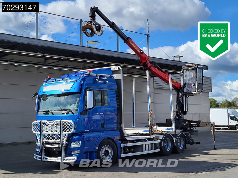 MAN TGX 33.580 TGX 6X4 Palfinger Epsilon Wood crane Holztransport Retarder Navi Xenon Euro 6 - Timmerbil, Kranbil: bild 1 MAN TGX 33.580 TGX 6X4 Palfinger Epsilon Wood crane Holztransport Retarder Navi Xenon Euro 6 - Timmerbil, Kranbil: bild 1
