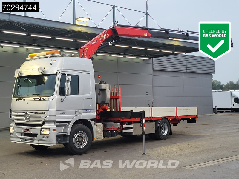 Mercedes-Benz Actros 1836 Actros 4X2 Fassi F175A 26 Crane Kran Remote Automatic Euro 3 - Flakbil, Kranbil: bild 1 Mercedes-Benz Actros 1836 Actros 4X2 Fassi F175A 26 Crane Kran Remote Automatic Euro 3 - Flakbil, Kranbil: bild 1