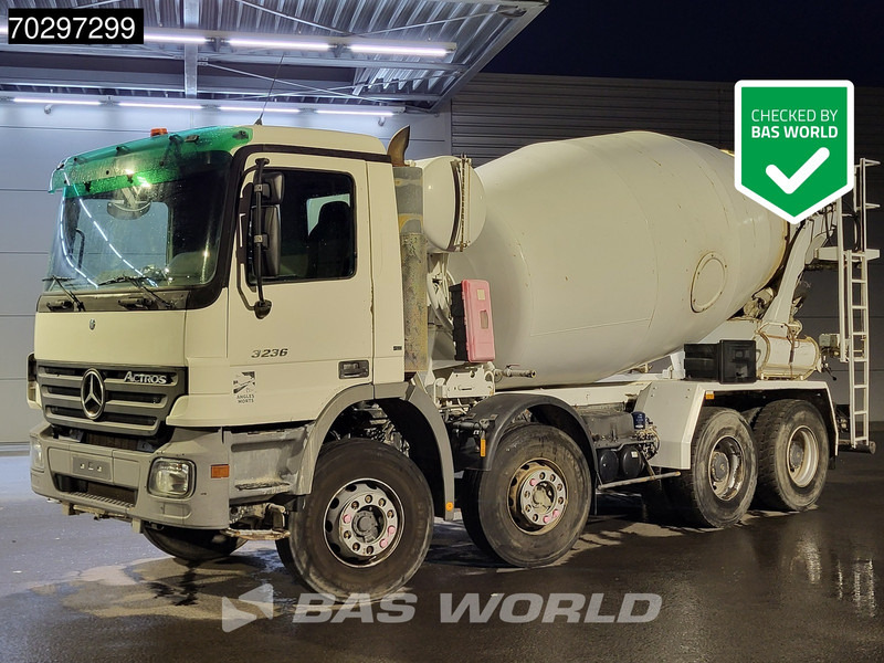 Mercedes-Benz Actros 3236 8X4 9m3 mixer Automatic Steelsuspension Euro 3 - Betongbil: bild 1 Mercedes-Benz Actros 3236 8X4 9m3 mixer Automatic Steelsuspension Euro 3 - Betongbil: bild 1