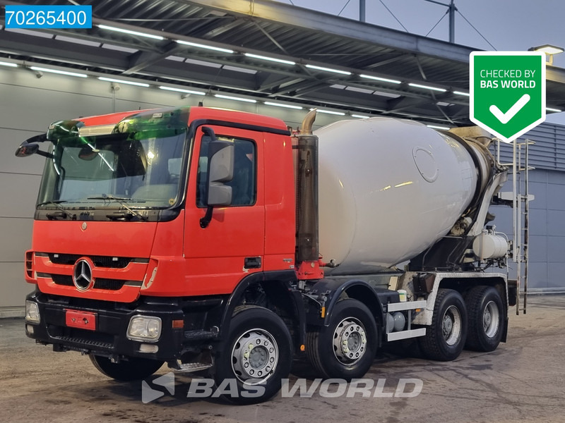 Mercedes-Benz Actros 3541 8X4 Big-Axle Steelsuspension 9m3 Mixer Euro 5 - Betongbil: bild 1 Mercedes-Benz Actros 3541 8X4 Big-Axle Steelsuspension 9m3 Mixer Euro 5 - Betongbil: bild 1