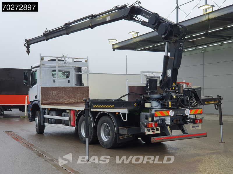 Mercedes-Benz Arocs 2636 6X4 Hiab 144 E-3 Hipro Kran Crane Remote Full Steel Euro 6 - Flakbil, Kranbil: bild 3 Mercedes-Benz Arocs 2636 6X4 Hiab 144 E-3 Hipro Kran Crane Remote Full Steel Euro 6 - Flakbil, Kranbil: bild 3
