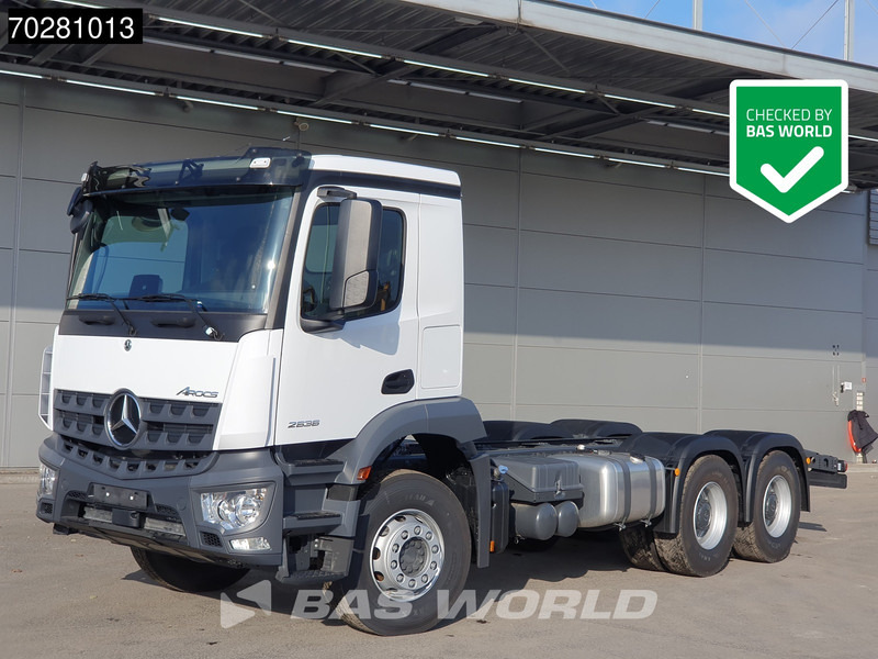 Mercedes-Benz Arocs 2636 6X4 NEW chassis Flywheel PTO Big-Axle Automatic Steelsuspension Euro 6 - Chassi lastbil: bild 1 Mercedes-Benz Arocs 2636 6X4 NEW chassis Flywheel PTO Big-Axle Automatic Steelsuspension Euro 6 - Chassi lastbil: bild 1