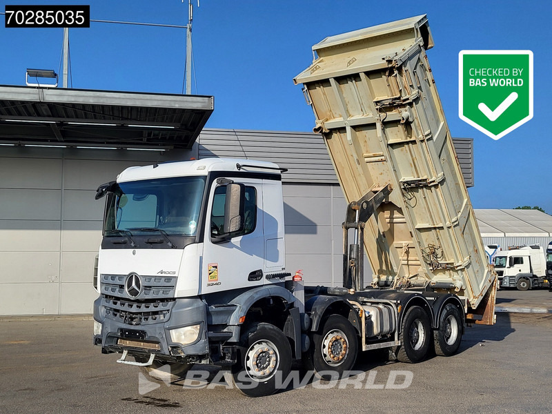 Mercedes-Benz Arocs 3240 8X4 12m3 2-side Tipper Steel Suspension Automatic Big-Axle Euro 6 - Tippbil lastbil: bild 1 Mercedes-Benz Arocs 3240 8X4 12m3 2-side Tipper Steel Suspension Automatic Big-Axle Euro 6 - Tippbil lastbil: bild 1