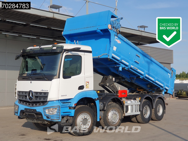 Mercedes-Benz Arocs 3243 8X4 14m3 2-side tipper Big-Axle Steelsuspension Navi Euro 6 - Tippbil lastbil: bild 1 Mercedes-Benz Arocs 3243 8X4 14m3 2-side tipper Big-Axle Steelsuspension Navi Euro 6 - Tippbil lastbil: bild 1